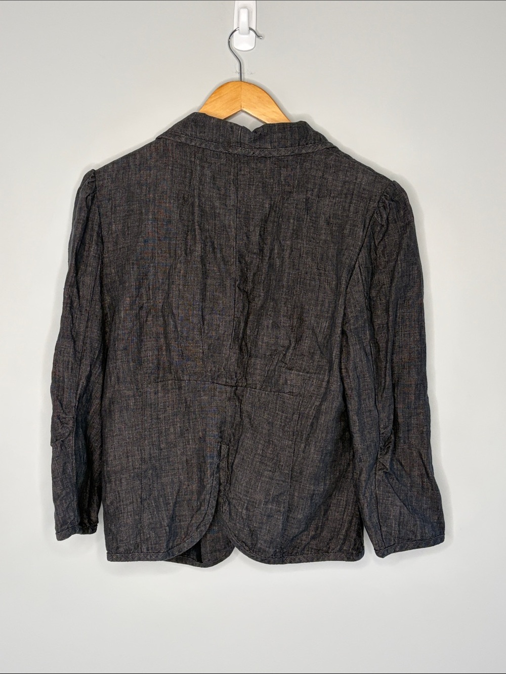 Part Two Textured Dark Gray Women's Blazer Jacket 42 Eur / 16 UK - Picture 12 of 13